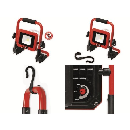Einhell TC-CL 181800 Li - Solo 5000K | Powerful LED Work Light for Brighten Your Workspace!